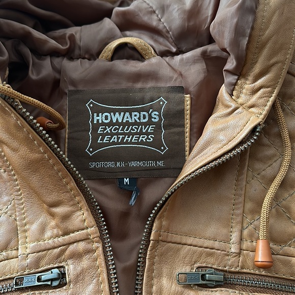 Brown Leather Jacket - Picture 5 of 7